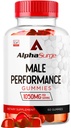 LIVORKA Alpha Surge for Men - Alpha Surge Gummies for Male, Alfa Surge Gummies 1050mg, Alpha Surge XL Gummie, Alfa Surge Gummies, Alpha Sugre Male, 60 Gummies selama 1 Bulan