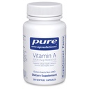 Encapsulasi Murni Vitamin A - 3.000 mcg - dari Cod Liver Oil - Imune & Vision Dukungan * - Vitamin A Palmiate Suplemen - Non- GMO - 120 Softgel Capsules