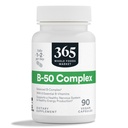 365 oleh Whole Foods Market, Vitamin B-50 Kompleks, Vegan, 90 Kapsul