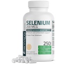 Bronson Selenium 200 mcg - Yeast Free Chlated Acid Complex - Estial Trace Mineral with Superior Absorpsi, 250 Vegetarian Capsules