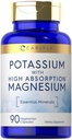 Carlyle Potamarium Magnesium Suplemen 124; 90 Capsules 124; Penyerangan Tinggi 124; Vegetarian, Non- GMO & Gluten Bebas
