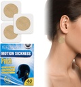 Di balik The Ear Motion Sickness Patch untuk Cruise. Pack of 9520 Beige Sea Sickness Patch for Cruise, Airplane, Car Anti Motion Sickness Patch Behind Ear.