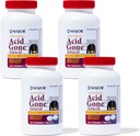 Acid Acid Gone Extra Power Antax Chewable Tablet - Anti- Acid Reflux Medicine for Adults - Upset Stomach, Acid Indiustable, and Heartburn Relief - Long-Lasting - 100- Count (4 Pack)