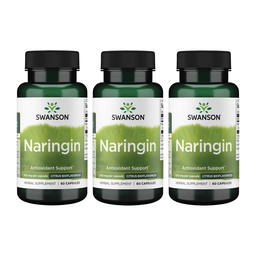Swanson Naringin 500 Juta Grams 60 Capsules (3 Paket)