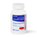 MAJOR Docucate Sodium 250 mg, Extra Strength Stool Softer Laxative for Occational Constipation Relief - Stimulant Free, 100 Softgels (1 Pack)