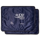 2 FlexKold Gel Ice Packs (Standard Large: 10,5 "x 14.5") - Recable Cold Pack for Injuries, for Back Pain Relief, Migraine Relief Pad, Setelah Operasi, Postpartum, Headache, Shoulder - 6300- COLD 2PK