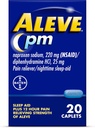 Aleve Pain Relief and Nighttime Sleep Aid Naproxen Sodium Caplets £20 Count