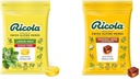 Ricola Sugar Free Lemon Mint Herbal Cough Supresant Throps, 105ct Bag & Original Natural Herb Drops, 115 Count, Cough Suppresan & Throat Relieving Drops