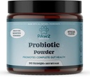 PawZ Probiotic Powder for Dogs - 90 Scoops Steak Flavor - Promotes Gut Health and Ditraffic - Progories Supplemen Dukungan Dogs System & Skin and Coat Health - Sutable for All Types of Dogs