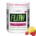 PhysiVantage - Flow Electrolite Powder with BCAAs - Sugar- Free Hydration & Muscle Recovery Drink Mix - Vegan, Keto- Friendly Electrolytes - Zero Sugar, 40 Servings, Raspberry Lemonade Flavor