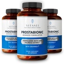 VITASEI Prostabionic dengan Graminex, Saw Palmetto, Pygeum Africanum - Bladder Control dan Prostate Suplemen untuk Pria - 60 Kapsul (Paket 3)