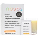 Core NOVOS Mix Umur-panjang, Suplemen Anti- Aging, Minum Powder Oranye Flavor