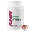 RaW Vegan Protein Powder, Acai Bowl - 20g dari Powder Protein berbasis dan dilindungi dengan Vitamin untuk Perkembangan Muscle & Recovery - Lower-Fat, Low Carb, Alamly Flavored & Sweetened - 25 Hamba