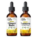 Ginger Root Ticture 2 fl oz & Turmeric Tincture 2 fl oz