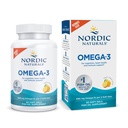 Nordic Omega-3, Lemon Flavor - 90 Soft Gels - 690 mg Omega-3 - Fish Oil - EPA & DHA - Imune Dukungan, Otak & Heart Kesehatan, Optimal Wellness - Non-GMO - 45 Pegawai