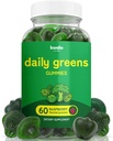 Daily Super Greens Gummies to Boost Energy 124; with Moringa, Spirulina, Chlorella, Veggies & More 124; Includes 8 Blades 124; for Women and Men 124; Vegan, Non-GMO Supplemen 124; 60 Count