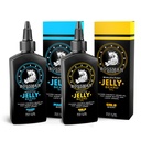 Bossman Beard Oil Jelly Kit (2 Bau) - Beard Growth Softtener, Moisturizer Lotion Gel dengan Ingrediers Natural - Beard Growing Product (Magic & Gold Creents)