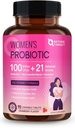 Proposal TARGET untuk Kesehatan Digetisasi Wanita dengan 100 Milyar CFUs, Probiotik Women untuk Kesehatan Gut & Imune Dukungan, Skin Care, dengan Cranberry & D-mannose, 90 Cable Tablet (Suppply)