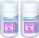 MAJOR Banohpen - Pengobatan Alergi Lengkap - Diphenhydramine HCI 50 mg - Antihistamin - 100 Capsules (2 Pack)