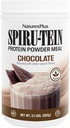 NaturesPlus Spirus-TEIN, Chocolate - 2.1 lb, Pack of 2 - Plant-Based Protein Shake - Non-GMO, Vegetarian, Gluten Free - 68 Total Servings