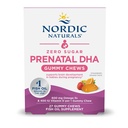 Nordic Averals Zero Sugar DHA Prenatal Vitamin Gummies, Strawberry Orange Flavor - 27 Gummies - Suppply for Pregnancy - 600 mg Omegaga- 3 Fish Oil dan 400 IU Vitamin D327 Servings