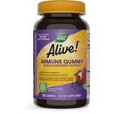Alam Hidup! Dukungan Imune * Gummies dengan Ekstrak Elderberry, Vitamin C & D3, Zinc, Tanpa Gluten, Grape & Cherry, 90 Vegetarian Gummies (Packaging May Vary)