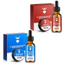 Sandalwood Growth Oil dengan 2X concentration Biotin untuk Pria dan Vanilla Beard Growth Oil dengan Biotin konsentrasi 2X untuk Pria