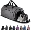 Fitgriff ® Gym Bag for Men & Women with Shoe & Wet Comment - Duffle Bag for Travel, Sports, Fitness & Workout