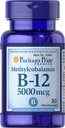 Puritan Pride Methylcobalamin Vitamin B-12 5000 Mcg-30 Microlozenges, 30 Count