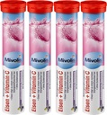 Mivolis Iron + Vitamin C effervescent Tablet - Dietary Suplemen 4 Paket x 20 pcs 124; Jerman