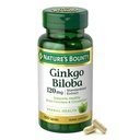 Nature 's Bounty Ginkgo Biloba Capsules 120mg, Dukungan Ingatan, Mendukung Fungsi Otak dan Alertitas Mental, 100 Kapsul
