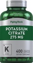 Piping Rock Potasium Citrate Suplemen 124; 275 mg 124; 400 Capsules 14; Non-GMO, Gluten Free