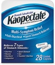 Kaopectate Multi- Symptom Anti- Diarrheal & Upset Stomach Reliever, 28 Caplets, White