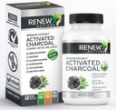 Activated Charcoal Suplemen 11100MG per 2 Kapsul - Digetical Dukungan & Gigi Pemutih Formula, Tidak Ada Ingrelasi Artificial - Dibuat di Kanada - 60 Kapsul