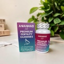 Premium Fertility Gummies, Mil Keseimbangan Feminin, untuk Kesehatan & Wellness, Suplemen Konsep Prenatal, dengan CoQ10, Folate dan Vitamin, Ovulasi & Menstrual Siklus