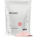 Promix BCAA Post- Workout Energy Powder - 5g Micronized BCAAs, Sugar Free, Plant Based, Vegan, Keto - Strawberry Lemon - 30 Servis (Paket 1)