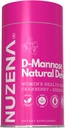 Nuzena D-Mannose + 10000mg dengan Cranberry 150mg, Kembungkus 60 Lintasan Pertahanan Alam Dukungan Capsules dengan Hibiscus Flower 100mg dan Dandelion Root 100mg Per Capsules
