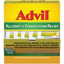 Advil Allergy and Contraffic Relief Tablet, Pain Reliever, Reducer Fever and Allergy Relief with Ibuprofen, Phenylephrine HCI dan Chloreniramine Malaeate 4 mg - 50 Coated Tablet