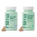 Hilma Gas Alam dan Pelepasan Bloating Relief untuk Perempuan, Dokter Membentuk dengan Ingrediens Organik, Lemon Balm, Fennel dan Peppermint Leaf, 50 Vegan Kapsul