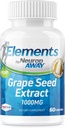 Elemen Neuropoul Grage Extract 1000mg Per Serving (60 500mg Actant Capsules Per Bottle) Pameran Tiga Dibuat dalam Fasilitas CGMP