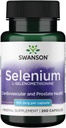Swanson Selenium (L- Selenomethionine) 100 mcg 200 Capsules