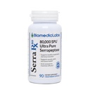 Serra- RX 80.000 SPU Serrapeptase - Acid- Resistan Protolytic Enzyme, Non-GMO, Gluten Free, Vegan, Supports Sinus & Lung Health, 90 Veg Capsules