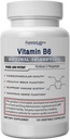 Lab Superior Vitamin B6 50mg, Sure Non-GMO Superior Superior Absorpsi Tinggi, Mendukung Sistem Imune dan Sistem Gugup, Fungsi Otak, Metabolisme & Kesehatan Hati, Escule untuk Produksi Hemog, 120 Veg Caps