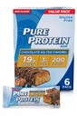 Murni Protein Bars, Protein Tinggi, Makanan Nutrisi untuk Mendukung Energi, Gula Rendah, Gluten Bebas, Chocolate Salted Caramel, 1.76oz, 4 Pack