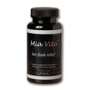 FEMMEPHARMA Mia Vita Hot Flash Suplemen untuk Menopause NON-GMO Regulasi Hormone untuk Night Sweats Black Cohosh & Dong Quai 60 Capsules (Suply Hari 30)