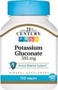 Abad 21, Potassium Gluconate, 595 mg, 110 Tablet