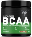 Bolt BCAA Powder, 2: 1 Speable Formula-Leucine, Isoleucine, Valline, Support Muscle Recovery, Growth & Endurance, Watermelon Fizz, 30 Servings