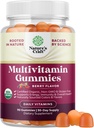 USDA Organic Multivitamin for Women and Men - Vegan Organic Multivitamin for Men Gummies with Zinc & B Complex Vitamin for Enhanced Energy Immunity & Daily Wellness - Vegan dan Non-GMO (1 Bulan)