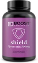 BoostCeuticals Quercetin 200 500mg Vegan Capsules - Tidak ada Stearates Non GMO Gluten Free Antioksidant Bioflavanoid - Lebih dari 6 Bulan Suppply