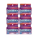 Sominex Nighttime Sleep-Aid Caplets, Maximum Strength, 16 ea (Paket 6)